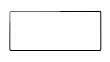 Simple rectangular shape with black outline