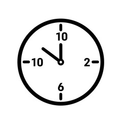 Clock face Detail: Close-up shot showcases a clock face with hands at a quarter to ten, highlighting the passage of time. The simple yet striking design emphasizes the essence of schedules.