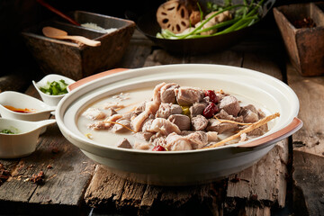 Casserole-style thick soup with nourishing mutton