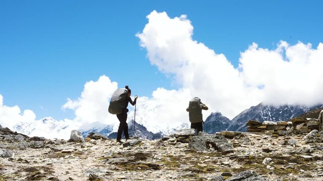 Cinematic Camera Footage of the Nepal Himalaya &ndash; Pure Nature, Peaks, and Mountain Atmosphere