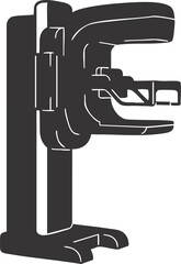Medical Mammogram Machine Illustration