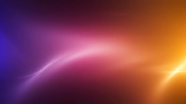 Abstract background with vibrant gradient of purple, pink, and orange light streaks creating a dynamic and modern visual effect