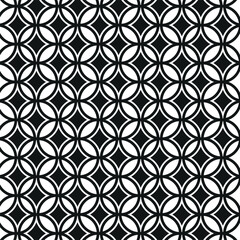 Elegant Geometric Overlapping Circle Pattern for Modern Wall Decor
