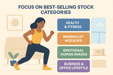 Business Analytics Infographic &ndash; Flat Style Digital Illustration