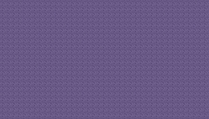 Textured purple surface featuring a repeating geometric pattern of interlocking shapes, creating a uniform and visually appealing design ideal for textiles, wallpapers, or digital backgrounds.