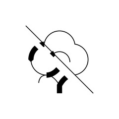 Minimalist Black and White Road Signs and Arrows Illustration