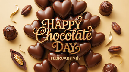 Happy Chocolate Day Celebration with Heart Delights