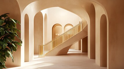 An ancient stone corridor featuring a medieval arcade of arches and columns forms a historic cloister gallery within a Spanish monastery's interior