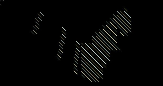 Corporate Diagonal Animation United Arab Emirates Silhouette