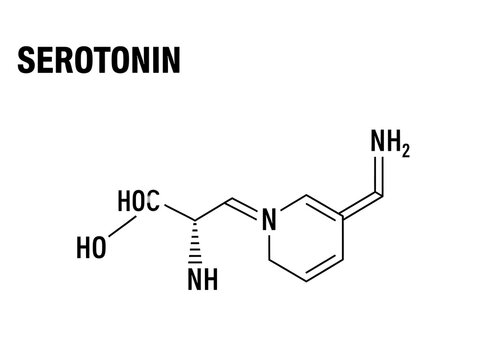 Serotonin chemical structure
