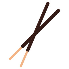 Chocolate sticks on PNG.. Dipped stick. Chocolate dipped cookie.