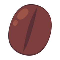 Coffee beans vector. Coffee beans on PNG.