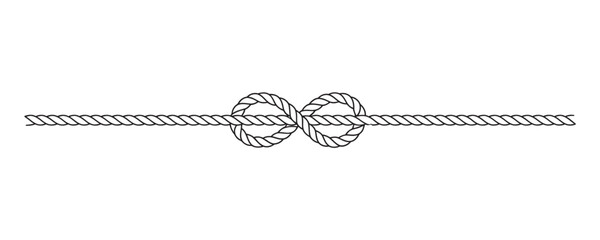 Detailed illustration of a secure knot on a rope © Rafi GFX