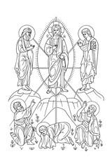 The Nicene Creed. Coloring page. Part 2 