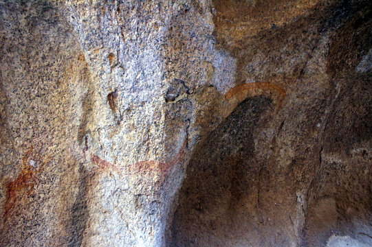 peintures de Bochimans, Spitzkoppe, Namibie