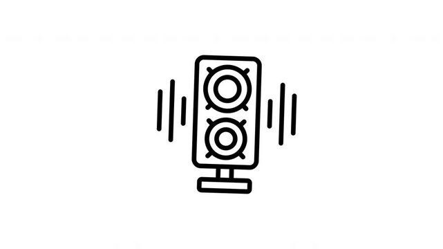 speaker animation icon