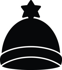 Star Top Beanie Silhouette