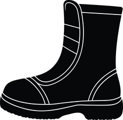 Snow Boot Silhouette