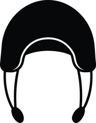 Earflap Winter Hat Silhouette