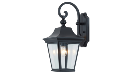 Elegant outdoor wall lantern illuminating a home exterior with classic design, perfect for adding charm and curb appeal to any property