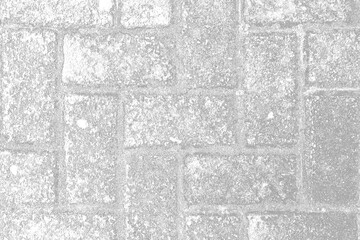Distressed Gray Paving Block with Grunge Texture Overlay Background