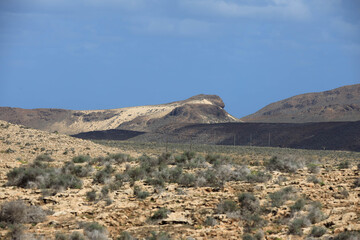 The barren landscape in the north of boa vista, Cape Verde, Africa
