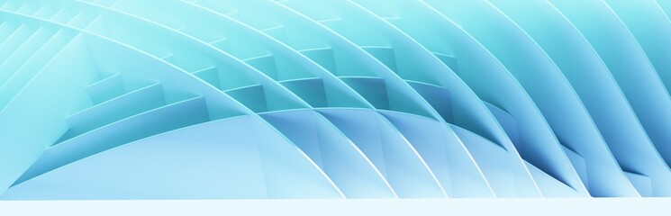 Abstract stripes, wallpaper background 3D rendering