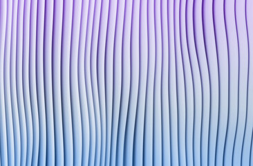 Abstract stripes, wallpaper background 3D rendering