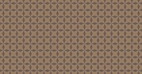 Fototapeta premium Brown Geometric Pattern Background