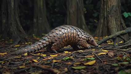 An Indian Pangolin