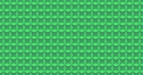Geometric Green Pattern Background