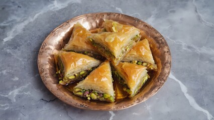 A dish of Baklava