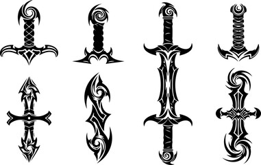 Tribal Flame Symbol Tattoo Bundle