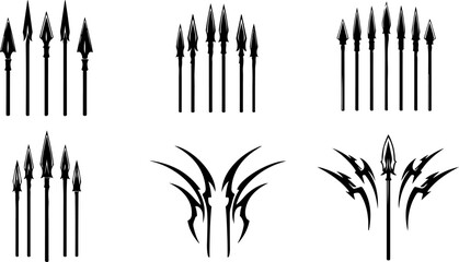 Tribal Flame Symbol Tattoo Bundle