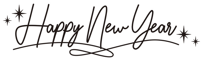 Happy New Year | Celebratory New Years Art | Vector Design