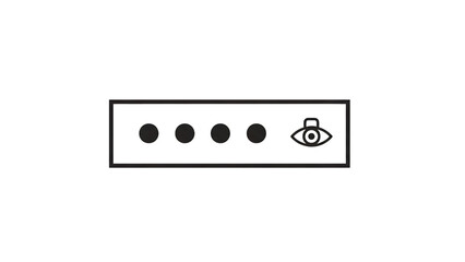 Fototapeta premium Simple line icon representing progress or status