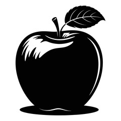 vector illustration of an apple