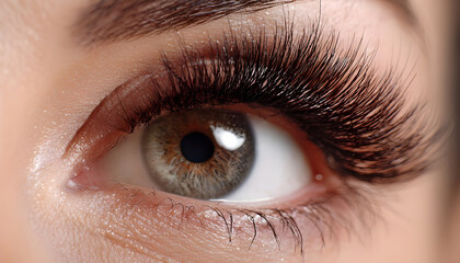 A detailed view of artificial lashes, highlighting their design and quality