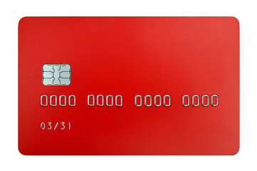 Plastic bank credit card