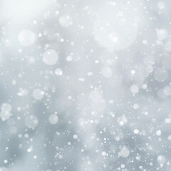 Fototapeta premium abstract christmas background with Soft Light Snowfall Overlay