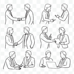 Business Interactions Sketch