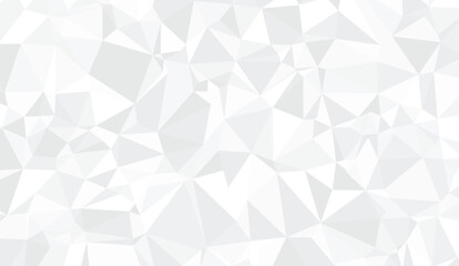 Abstract white geometric triangle 3D background. Gray White Polygon Mosaic Background, business and corporate background. Abstract white geometric triangle 3D background