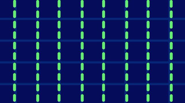illustrates a dense field of vertical and horizontal lines converging inward, representing a complex system of interconnected pathways distributing energy