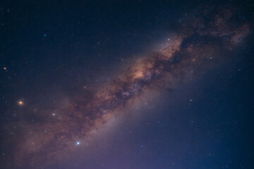 Fototapeta premium Night scene milky way background