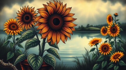 Sun Flowers