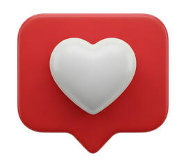 Heart like notification icon png