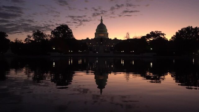 Capitol Building Washington DC Sunrise