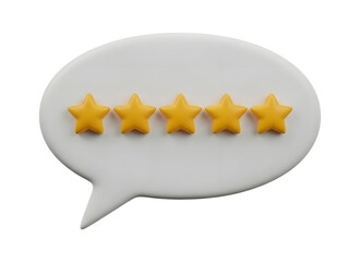 Five Star Review Transparent PNG