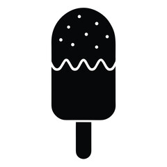 ice cream minimal on white background