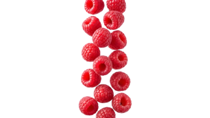 Red bead zero, wine zero, and fresh, sweet, ripe red berry fruits like raspberries and strawberries PNG